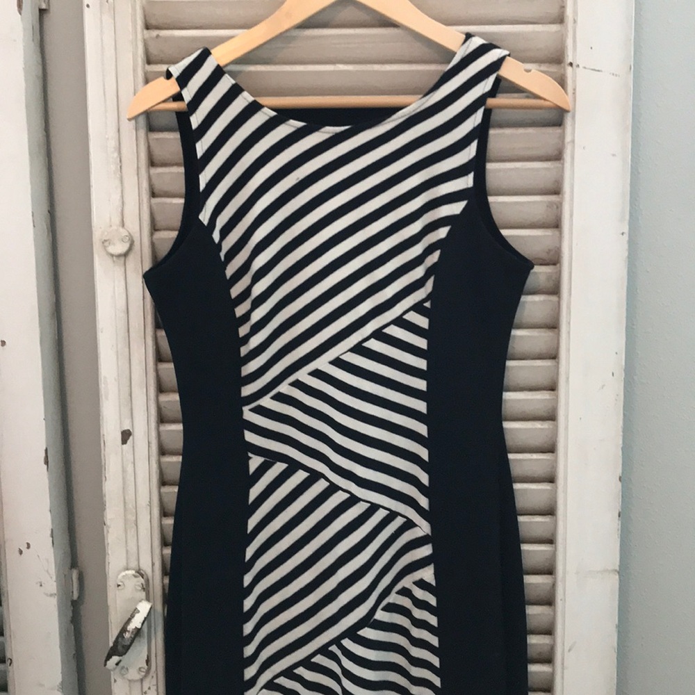 Black and white dress